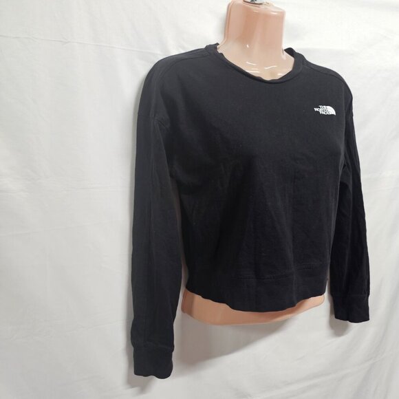 The North Face Long Sleeve Crop Top Women Size XS Black - Picture 12 of 14